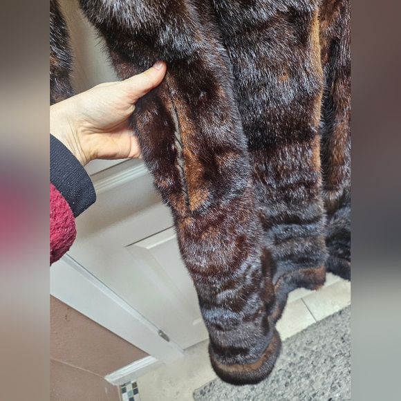 Mink fur long coat - Picture 8 of 16